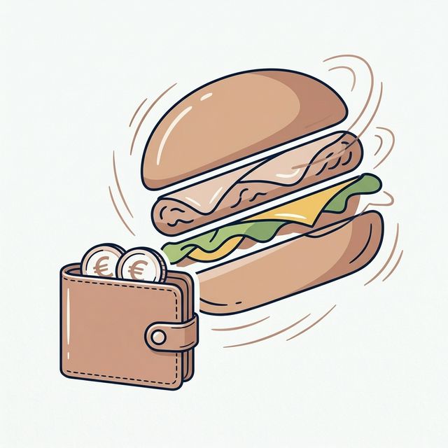 日本の購買力低下を示すイメージ